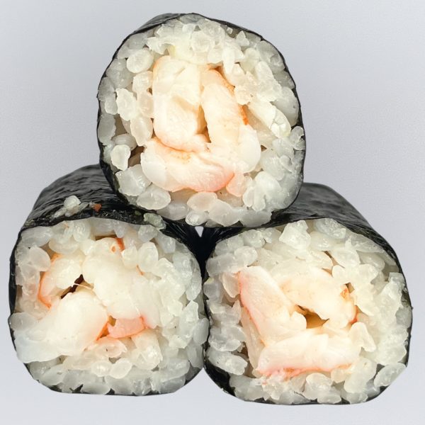 Gedämpfte Garnelen Maki